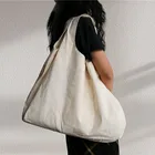 Ecological Ecological Reusable Organic Tote Shopping Bags Custom Logo 100% Cotton Bag With Logo