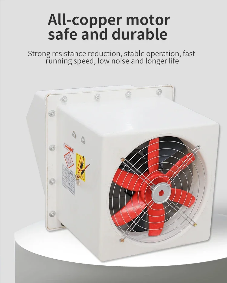 Mounted Ventilation Exhaust Fan, Wall, Axial - detail 8