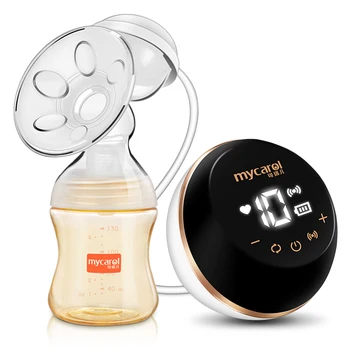Amazon Hot-selling Led Screen Cordless Hospital Grade Portable Silicone Hands Free Electric Breast Pump