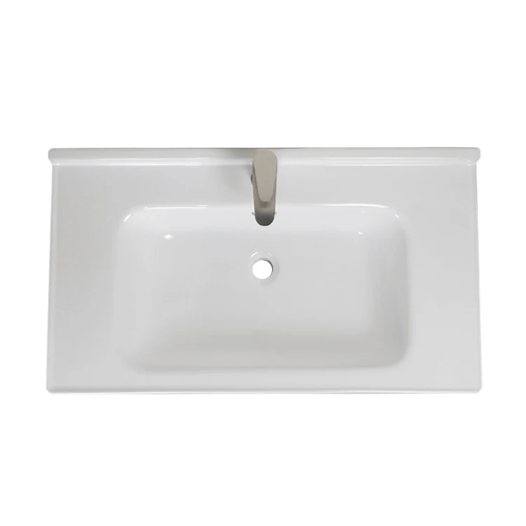 Tarpul European Sanitary Wares Bath Vanity Sink Basin Blue Modern Wall Mounted Bathroom Double Mirror Cabinet Set manufacture