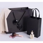 Ivory Board Color Handy Shopping Paper Bag Gift Clothes Packaging Bag