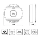 Family Used Family Used Fire Detectors With 3V Lithium Battery