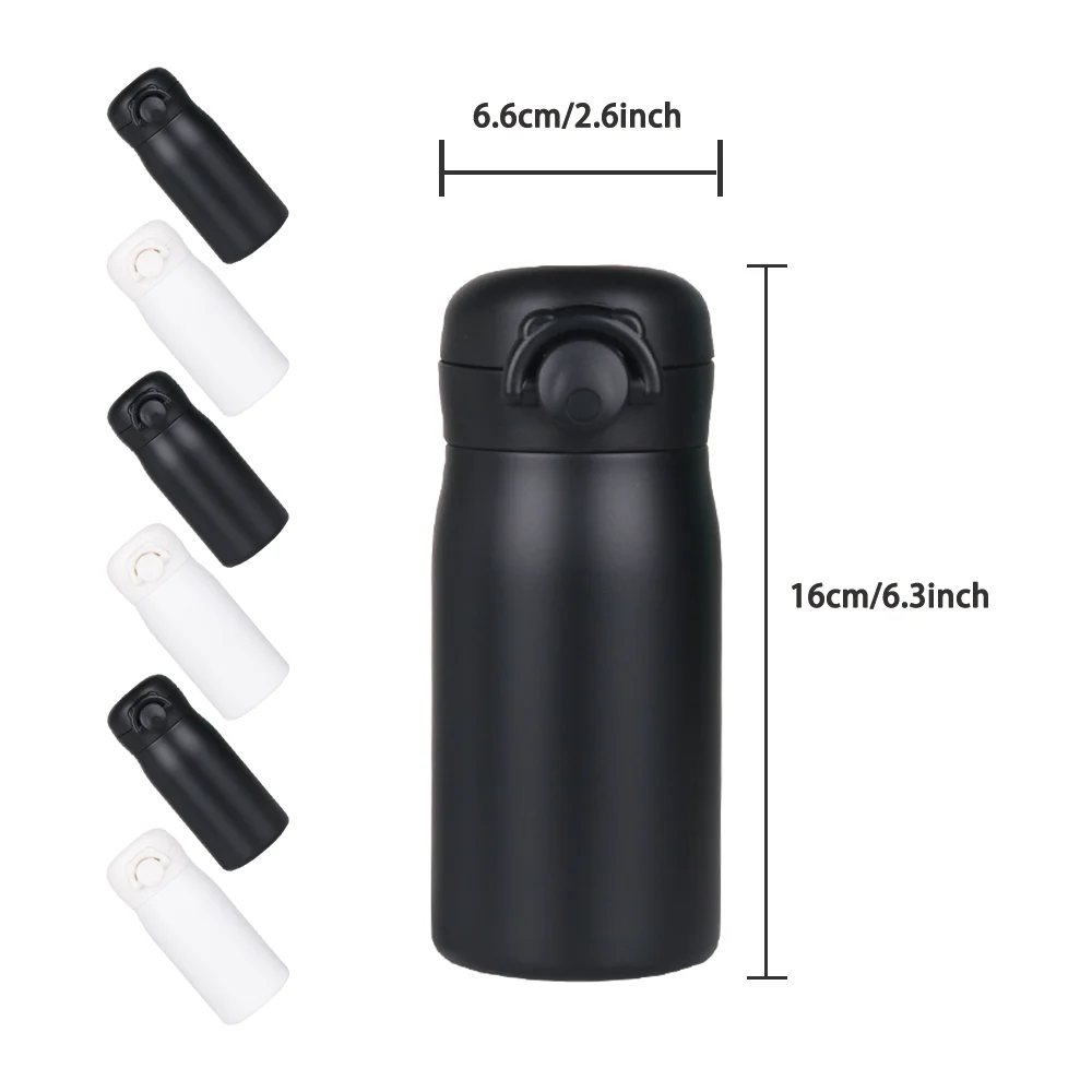 280ml Mini Insulated Vacuum Thermoses Stainless Steel Double Wall Water Bottle for Kid BPA Free Children Thermoses Cup