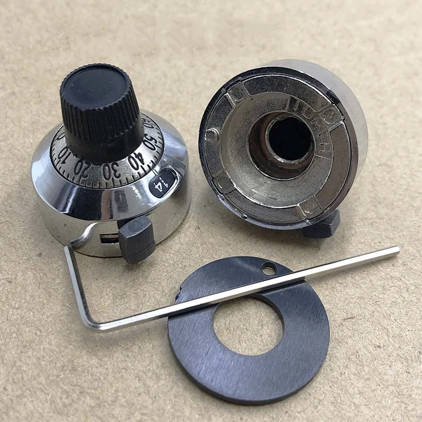 0 14 15 Turns Dial For 3590s Potentiometer Aluminum Knob