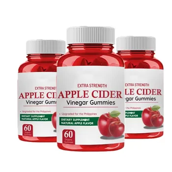 Organic Bulk Sugar Free Apple Cider Vinegar Vitamins Candy ACV OEM Weight Loss Keto Gummies With Mother