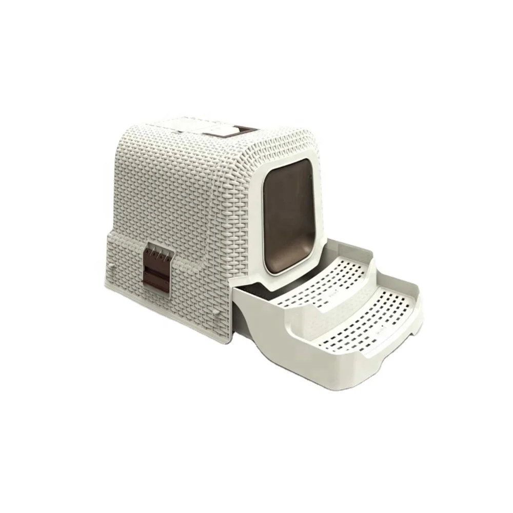 litter box with steps