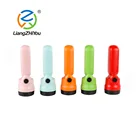 Small Torch Small ABS USB Rechargeable Led Torch Flashlight With COB Sidelight