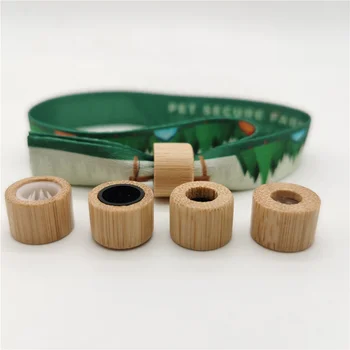 Factory Cheap Bamboo Teeth Inside Disposable Sliding Lock for Event Wristband