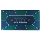 Poker Table Texas Poker Table Mat Factory Direct Sales 100% Customized Design Rubber Poker Table Mat Texas Poker Pad