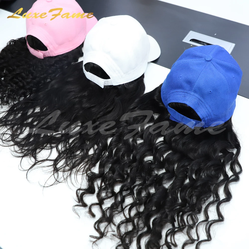 Hat Wig/hat Wigs Human Hair 