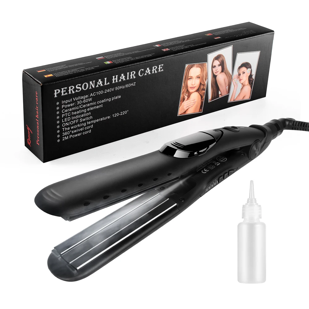 Profession Steam Pod Flat Iron Hair Straightener With Steam Function  Private Label Hair Salon Steam Styler - Buy Steam Flat Iron With Privat  Label,Steam Pod Hair Straightener,Hair Straightener With Steam Function  Product