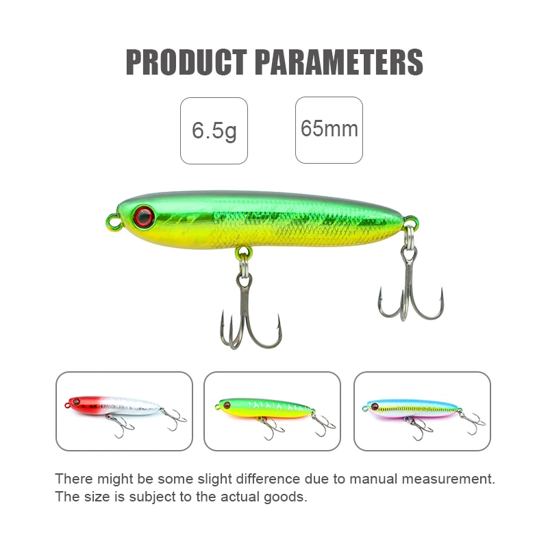 Thor Force High Quality Fishing Lures Top Water Pencil Baits Mm G