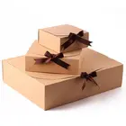 Wholesale Gift Wholesale Paper Packaging Clothing Box With Ribbon For Gift Boxes