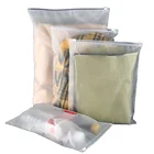 Bag Plastic Packing Plastic Bag For Clothes Customized Logo Printing Water Proof Frosted Ziplock Packaging Bag