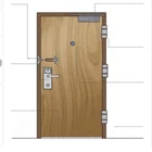 Hotel Door Hotel Doors 20 Min Hotel Fire Rated Fire Proof Wood HPL Flush Door