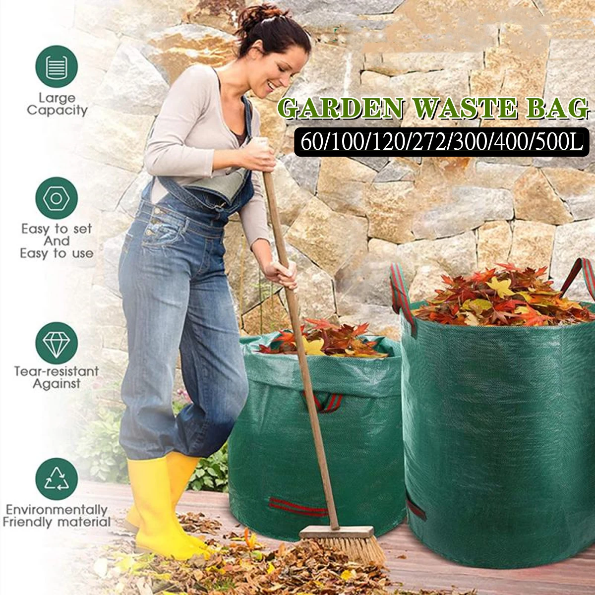 Standard Pack Gallon Yard Lawn Garden Bags Garden Debris Camping