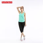 Singlet Women Gym Exercise Athletic Yoga Tops Sports Shirts Running Vest Workout Tank Tops Sleeveless Activewear Singlet