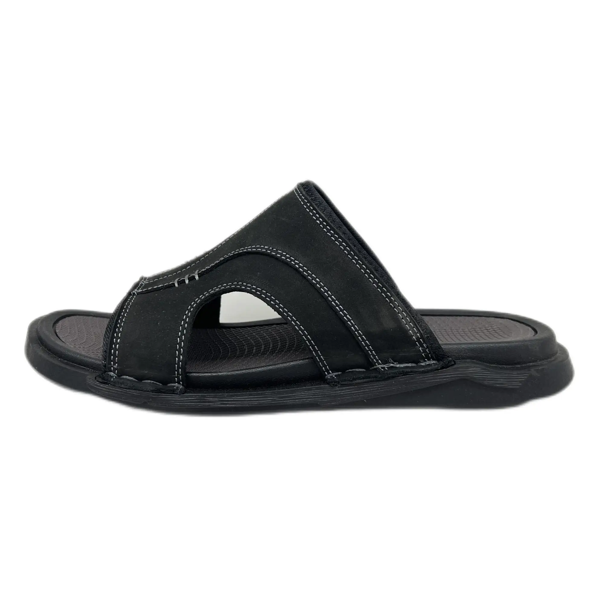 PowerStep Men's Sandals With Arch Support Slipon Orthotic Slide Sandal