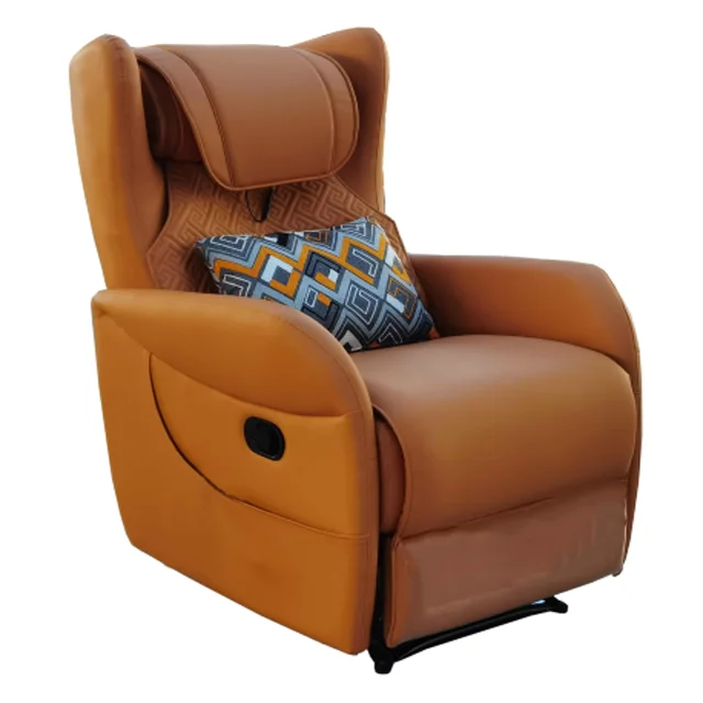 2024 New Electric Massage Recliner Chair Microfiber Fabric Manual Reclining Sofa With Headrest For Home