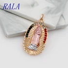 Jewelry RALA New Arrival High Quality Wholesale Religious Jewelry Guadalupe Tricolor Pendant