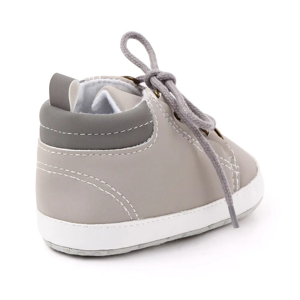 Unisex High Quality 2024 Spring Autumn Style Casual Shoes Anti-Slip Soled Toddler Walking Shoe Boys 6-12-15 Months Plaid Style factory