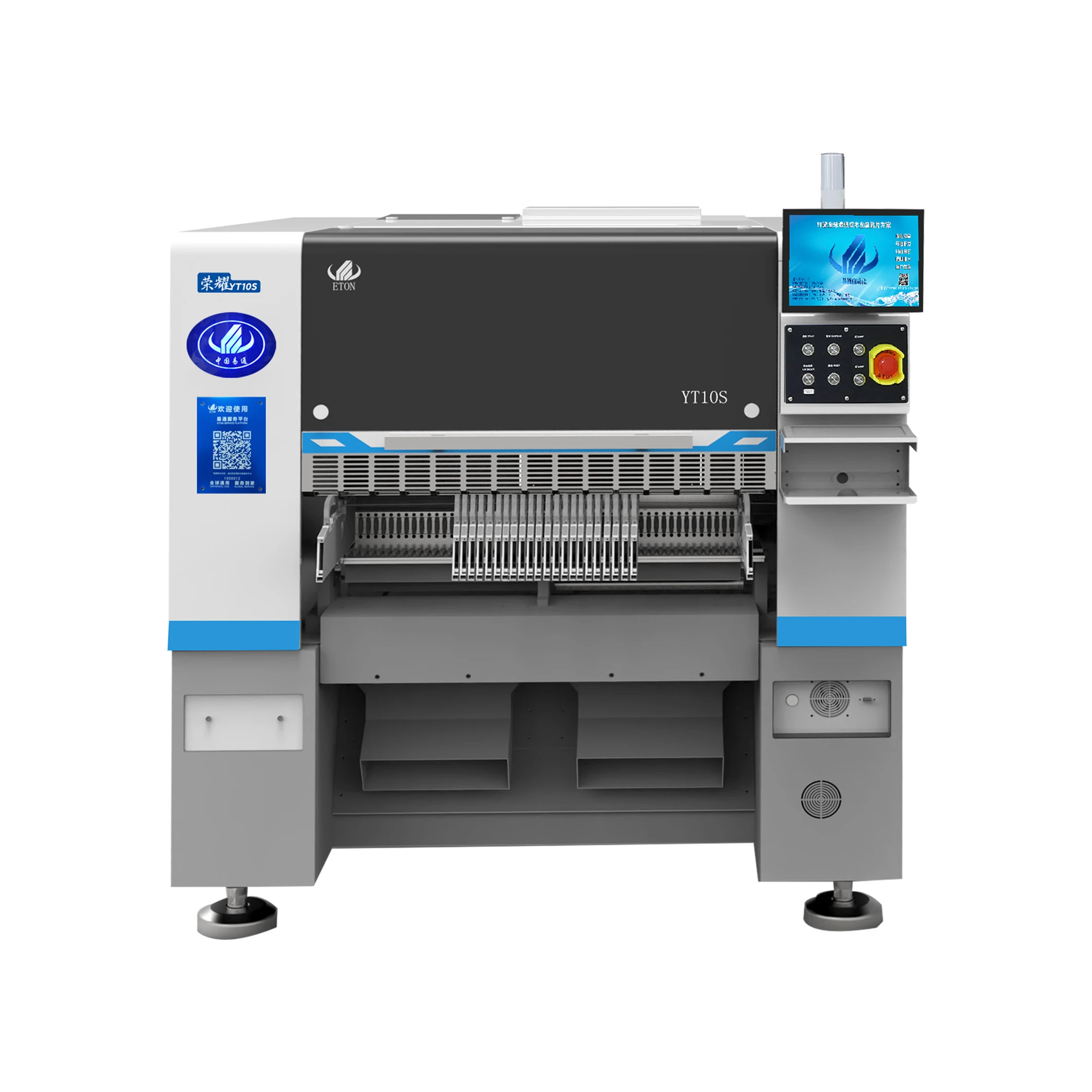 0201 Skd Yüksek hassasiyetli PCB kart montajı Çoklu başlı SMT seçme ve yerleştirme makinesi 0