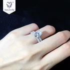 18k Gold Ring Goldrings Cvd Ring Tianyu Gems Oval Cvd Diamond 14K 18K Gold Jewelry Ring Sets