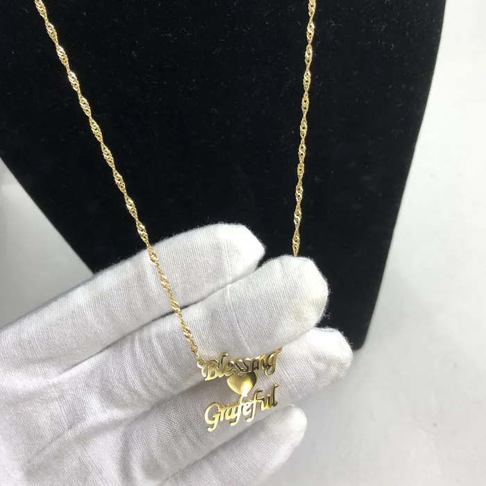 Perhiasan Kustom Grosir Kalung Hati 