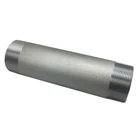X Stainless Steel 4" X 8" Nipple Stainless Steel Sch 40 Threaded Both Ends TBE NPT