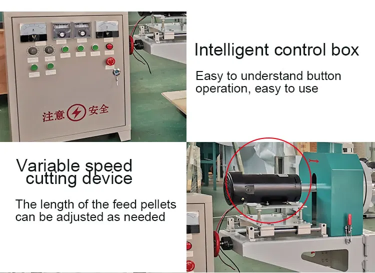 Animal Feed Processing Machines 50kg/h 80kg/h 100kg/h Fish Pet Cat Dog Food Extruder Processing Machine manufacture