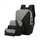 Boys School New Stylish Durable Boys Leisure Travel Laptop Usb Charging School Bag Backpack For Middle School