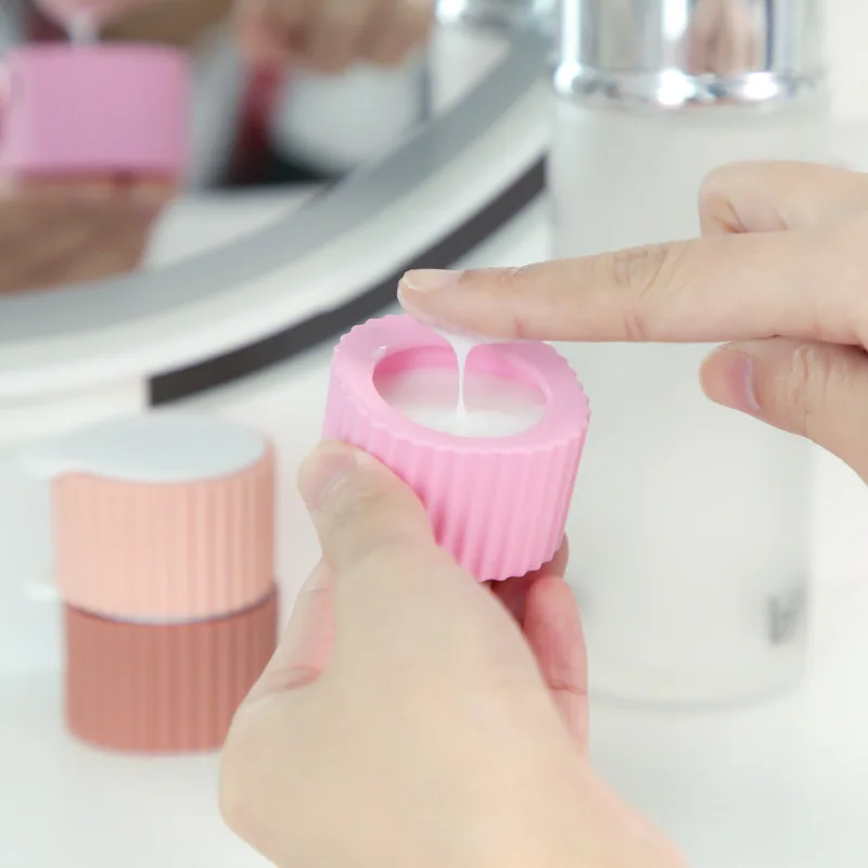 New 20Ml Portable Reusable Cute Leak Proof Cosmetic Shampoo Mini Container Storage Case Box Silicone Travel Bottle