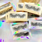 Eyelash Eyelashes Mink Eyelash Pingdu Eyelash Handmade Custom Human Hair Lash Packaging Box 3d 20mm Fasle Mink Eyelashes