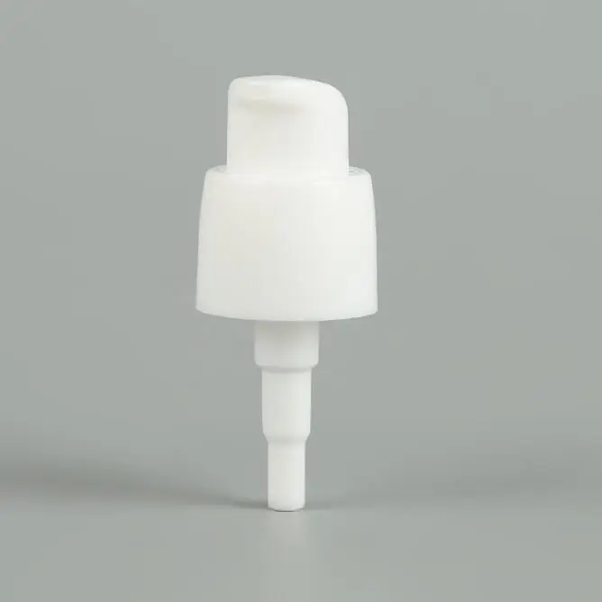 410 cosmetic treatment pump 18mm white round lotion pump for shampoo bottle-27