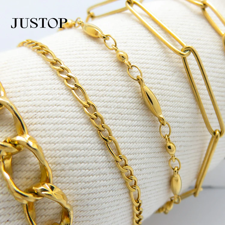 New Design 18k Gold Plated Paperclip 
