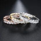 Earrings Diamond Earrings Gold Plated Copper Fashion Earrings With Diamond Earrings For Ladies