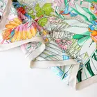 Hand Scarf Hand Rolled 100% Silk Scarf Spring