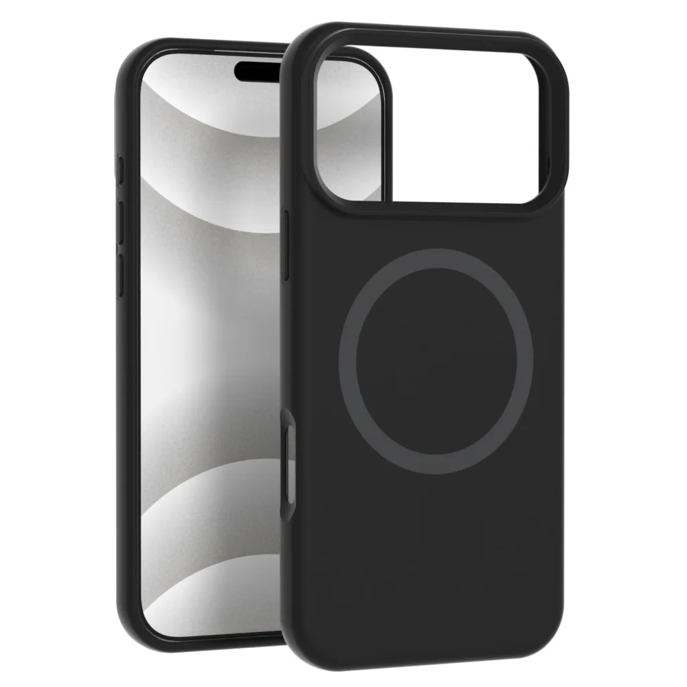 product premium magnetic liquid silicone case mobile phone case anti fingerprint shockproof for iphone 17 pro max 17 air tpu cover-2