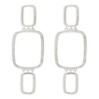 Earrings Earrings Designer Earrings Pendants Exaggerated Earrings Buckle Atmosphere Thin Face Earrings