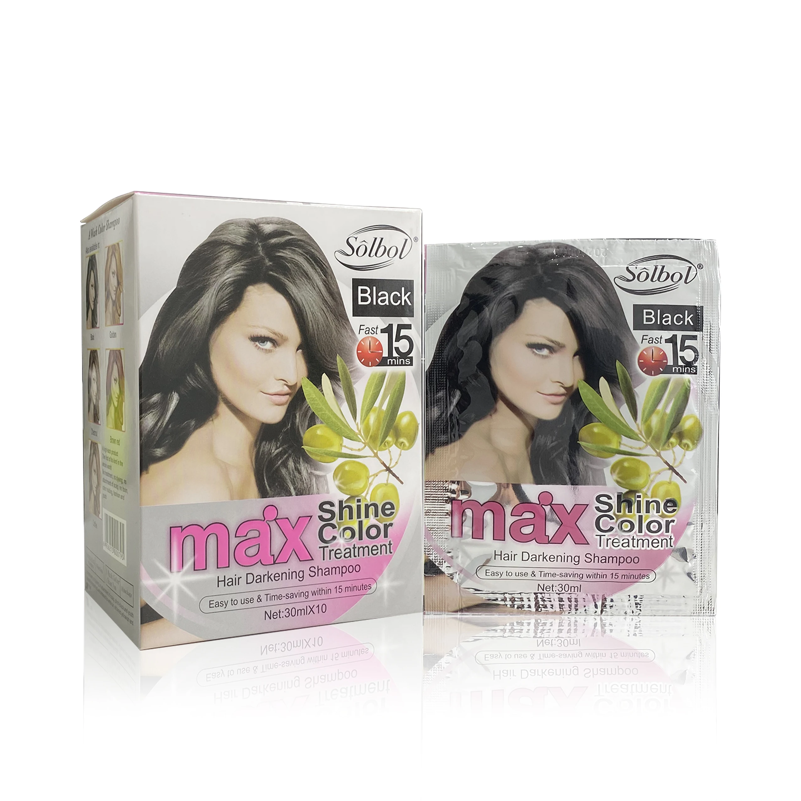 Instant Dye Dark Brown Hair Hair Color Shampoo With Gloves Fashion Trendy  Natural Herbal Ingredients Normal Shampoo Anti Itching - Buy Hair Dye Fast  Cover White Grey,Hair Colour Organic Oem With Private
