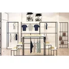 Shop Fitting Shop Fitting Simple T Shirt Display Rack Design Customized Modern Garment Display Shop Fitting