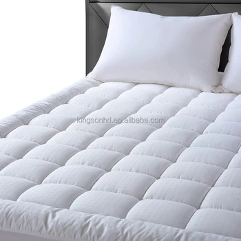 Mattress Pad Pillow Top Mattress Cover Quilted Fitted Mattress Protector Cotton 8-21" Deep Pocket Cooling Topper