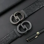 Brand Belt Brand Men's Leather Belt Automatic Buckle Belt Designer Cowhide Wholesale Men's Belt