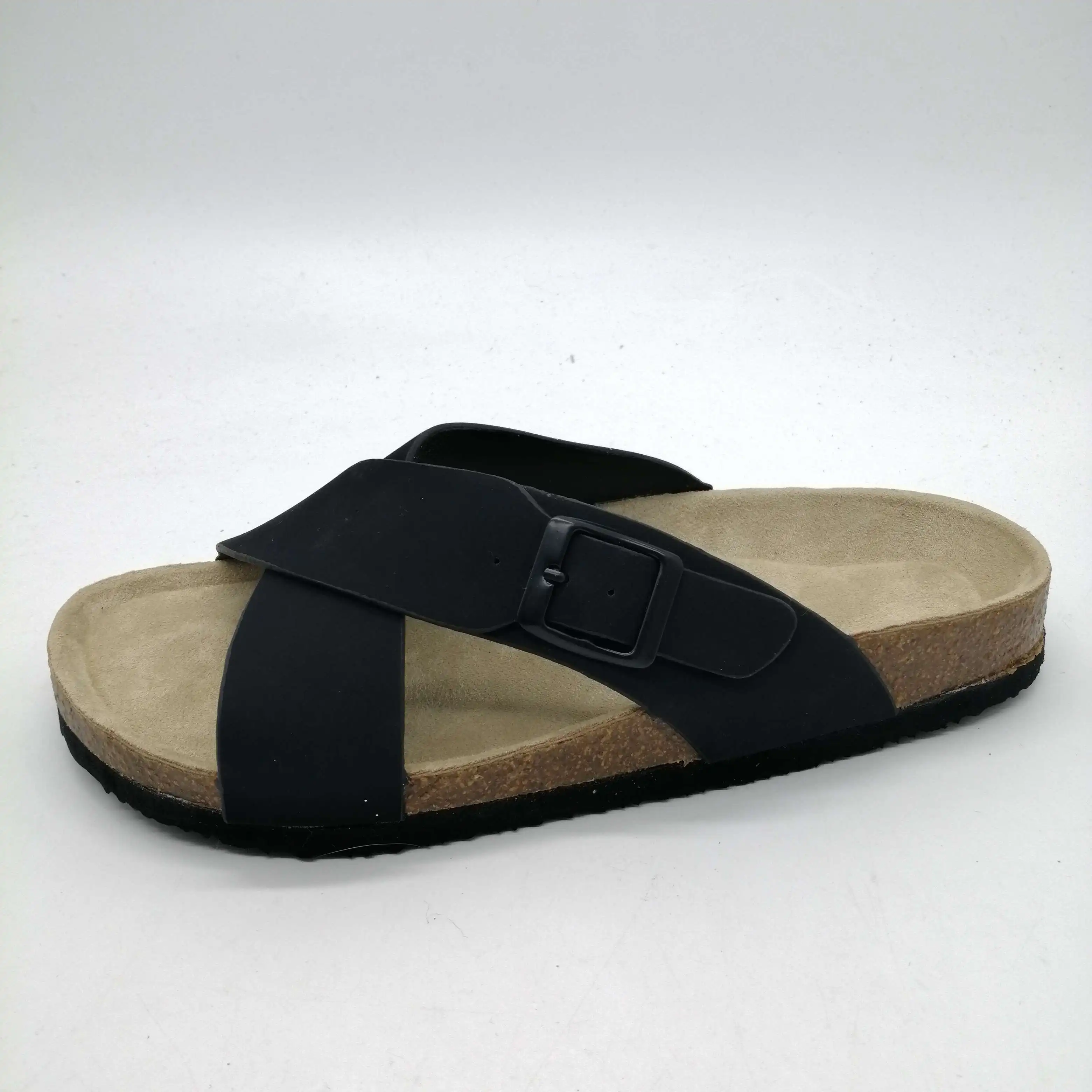 Custom Summer Fashion Double Strap Beach Slides Cork Clogs Sandals Bir ken Slippers Women