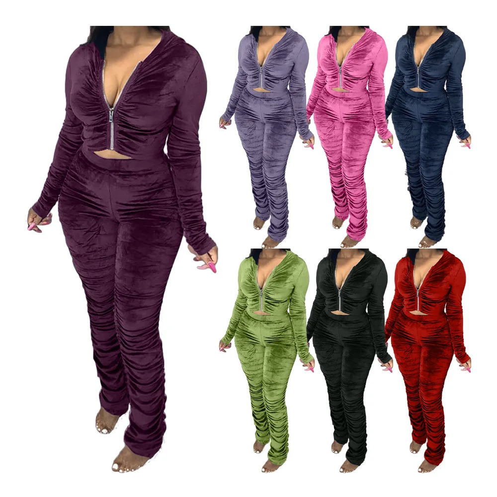 plus size womens velour sweat suits