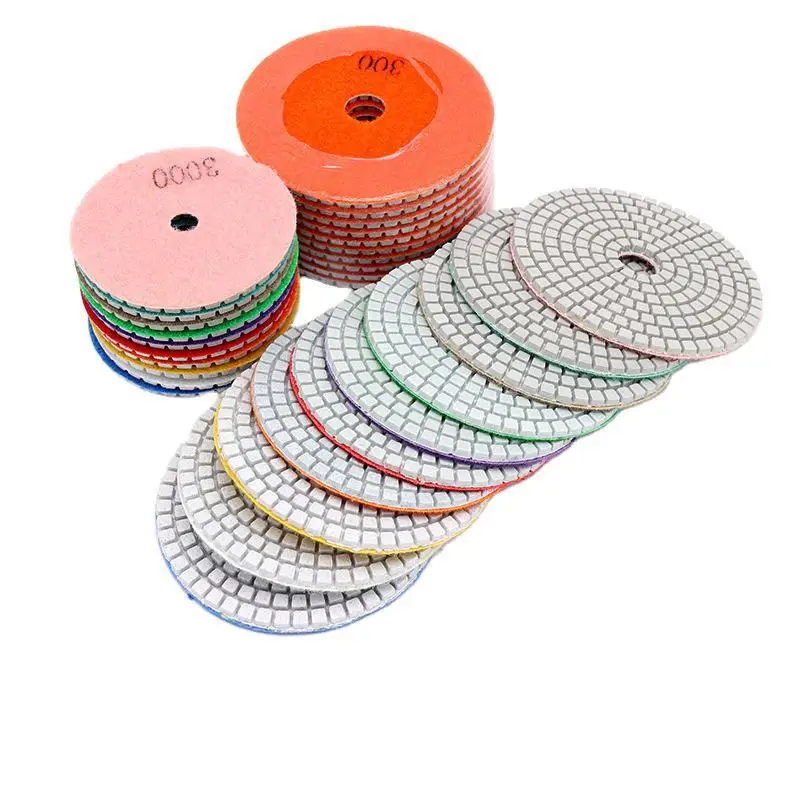 4inch 3inch Marble diamond wet polishing pad