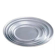 7-18 Inch Aluminum Round Pizza Tray Pizza Baking Pan dishes&pans Pizza Pan For Kitchen