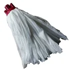 Cleaning High Quality Red High Water Absorb Round Non-Woven Flat Floor Cleaning Mop