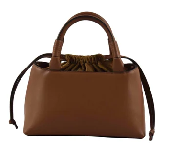 China Suppliers Brown drawstring handbag Cheap bags Women Handbags Ladies Handbag