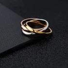 Silver Ring Ring Rings Women Women Bling Sparkle Silver Electroplated Titanium Steel Jewelry Ring